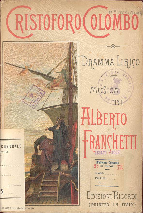 Il libretto dell’opera 