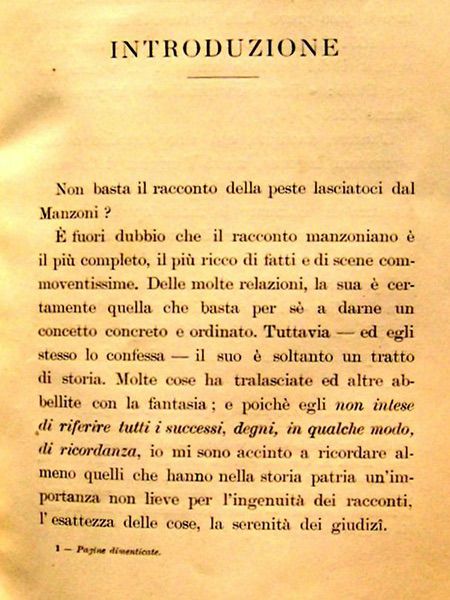 libro Pagine dimenticate